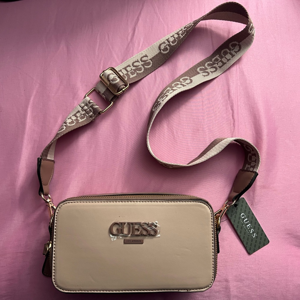 GUESS Beige Crossbody Bag